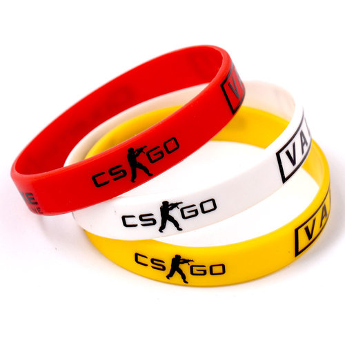 Steam电竞PC游戏CSGO反恐精英 全球攻势硅胶手环手镯cs周边手圈