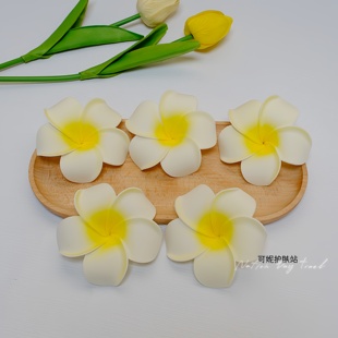 鸡蛋花美容院养生馆会所托盘专用装饰花精油碗精油碟子碟专用花朵