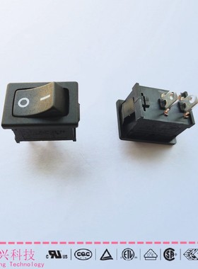 船型开关RLEIL两脚3脚3档复位开关反弹开关RL3-111（ON）RL3-113
