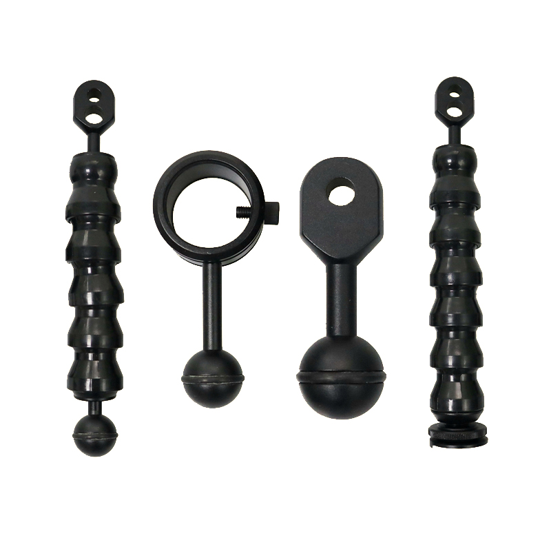 YS潜水灯臂支架球头蛇形臂热靴座