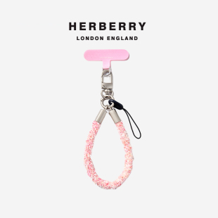 HERBERRY全新上市手机挂绳新款毛茸系列手腕绳高品质冬季柔暖