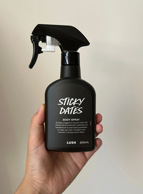英国LUSH椰枣布丁身体喷雾 Sticky dates焦糖甜香