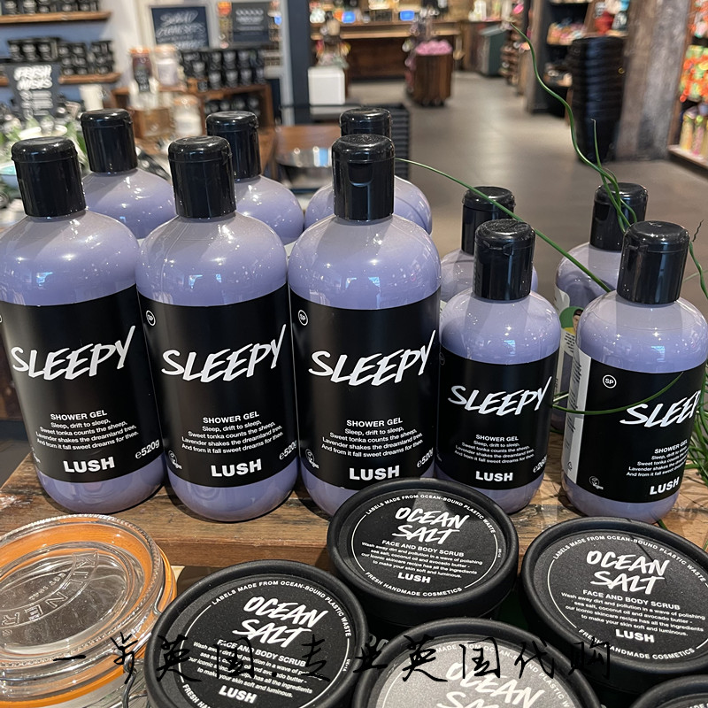 睡公主沐浴露 英国LUSH 睡美人薰衣草助眠滋润 Sleepy 澳洲产地