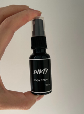 英国LUSH Dirty山泉薄荷身体喷雾淡香水中性木质檀香200ml