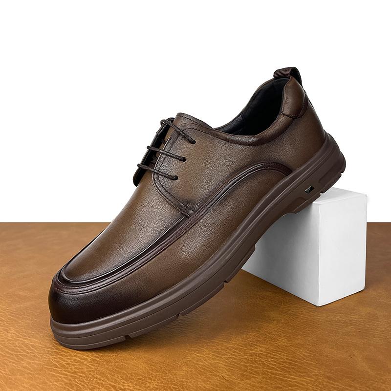 2025新款软底皮鞋通勤商务男鞋