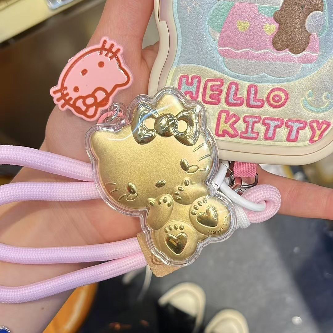 凯蒂猫Hello Kitty钥匙扣金箔999可爱KT卡通手机挂件包挂件送女友,服饰配件/皮带/帽子/围巾,钥匙扣,淘宝优惠券,粉丝福利购,淘宝优惠卷