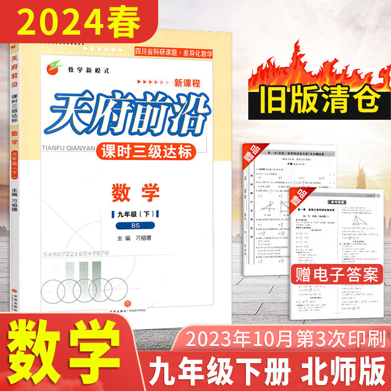 2024天府前沿课时三级达标九年