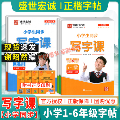 晟世宏城小学生同步写字课