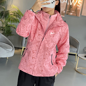 NK品牌户外冲锋衣外套女三合一可拆卸2023新款春秋冬登山服两件套