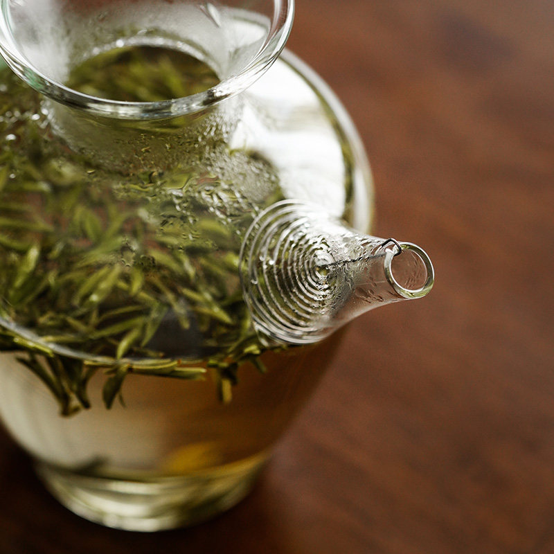 云术仿宋加厚耐热玻璃大号公道杯透明玻璃茶壶家用过滤泡茶分茶器