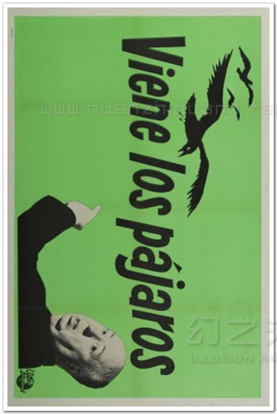 群鸟/希区柯克/电影海报/原版授权/艺术电影/装饰画