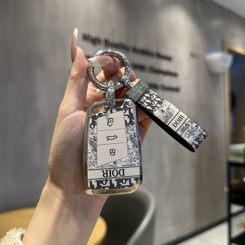 大众速腾钥匙套迈腾b8帕萨特汽车探岳途观L宝来途岳朗逸plus扣壳