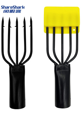 弹簧钢鱼叉3 4 5齿渔具倒刺 冰钓鱼枪叉鱼器倒刺鱼叉