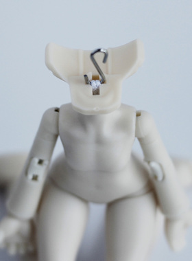 gsc脖卡12分BJD转gsc转换脖卡素体魔改面撑OB11固定脖子替换配件