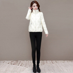 高端洋气小个子轻薄九江白色羽绒服女士短款冬季2025新款嘉兴平湖