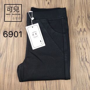 春夏季薄款女士打底裤可儿九分裤弹力修身松紧裤头铅笔小脚裤