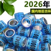 鸽子脚环2026年足环信鸽用品用具记号环统一环外环鸽子用品信鸽环