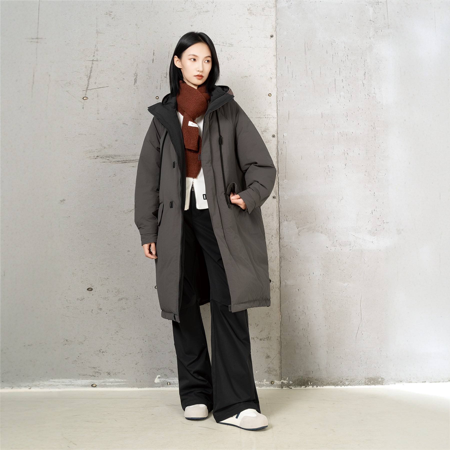 反季特惠2026新款羽绒服翻新女士长款休闲派克服定做半九成品衣壳