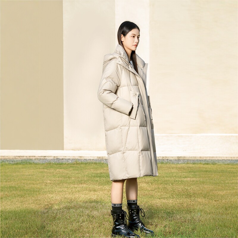 反季特惠衣壳羽绒服翻新女士长款面包服休闲定做改款半九成品外壳