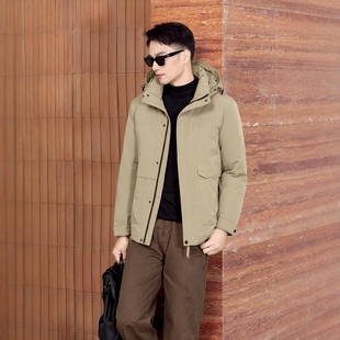 2025新款男士青年脱卸派克羽绒服旧翻新改造定做改非九半成品外壳