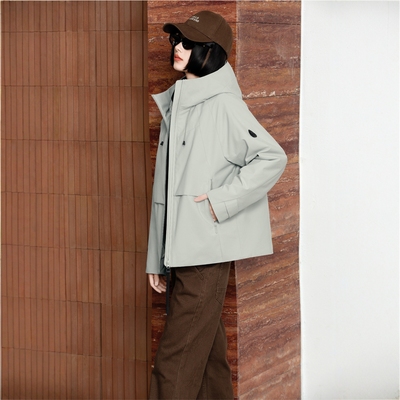 羽绒服翻新女士户外一衣三穿脱卸