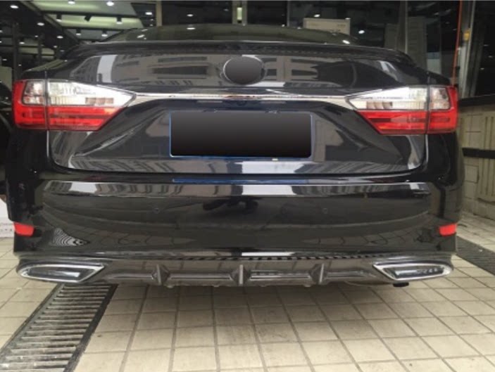 适用于雷克萨斯ES改装后包围ES改GS后包围ES200排气管双出尾唇