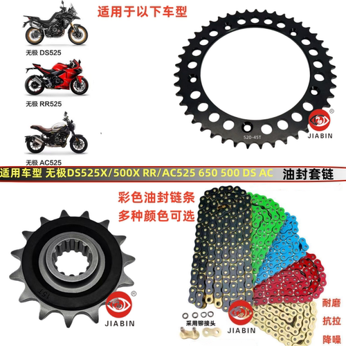 无极DS525X/500X套链油封链条