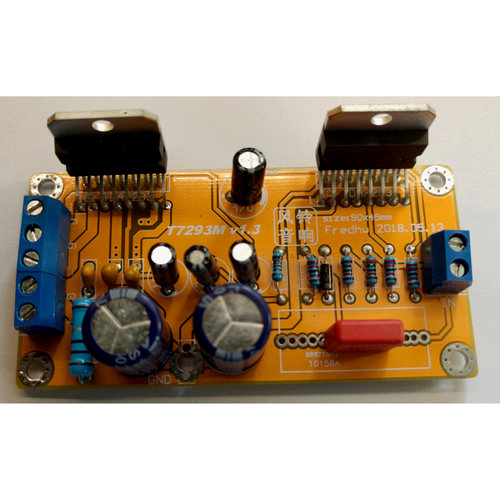 TDA7293并联功放板纯后级