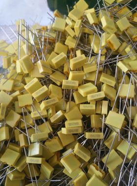 10nF=103 100nF=0.1uF=104 224=22nF 474=470nF黄色薄膜校正电容