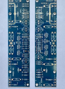 Pass A3功放板30W 单端甲类 镜像板 胆味暖声 PCB 空板 一对价