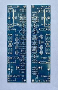 镜像板 单端甲类 胆味暖声 PCB 一对价 Pass 空板 A3功放板30W