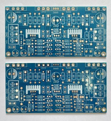 单声道功放板东芝对管后级pcb