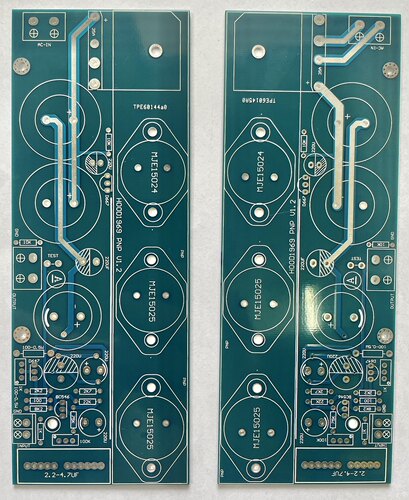 清风A6 HD1969功率加强版 纯甲类功放 功放板 PCB空板 一对的价格