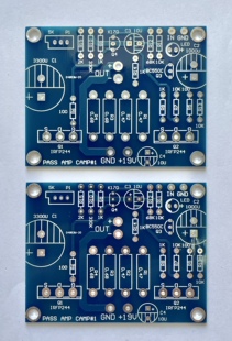 PASS 5W 单端甲类场效应管功放板 PCB空板 一对价