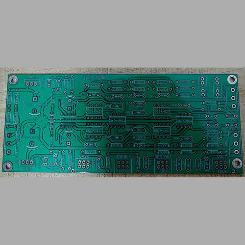lf353+四只全新5534双运放音调板