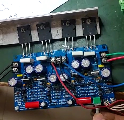 分立元件功放pcb空板东芝