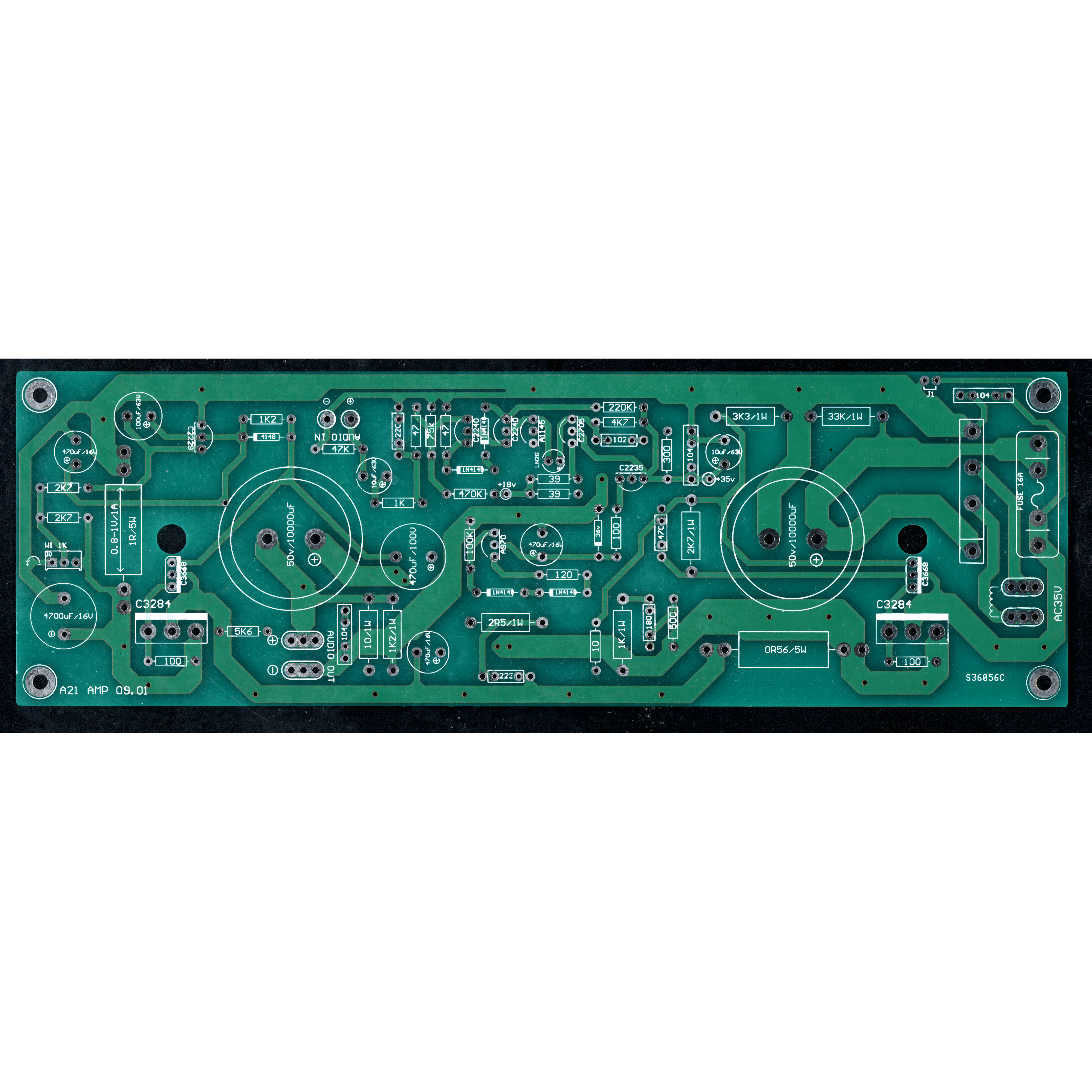 (瑟顿A21线路) 21W纯甲类单端功放板