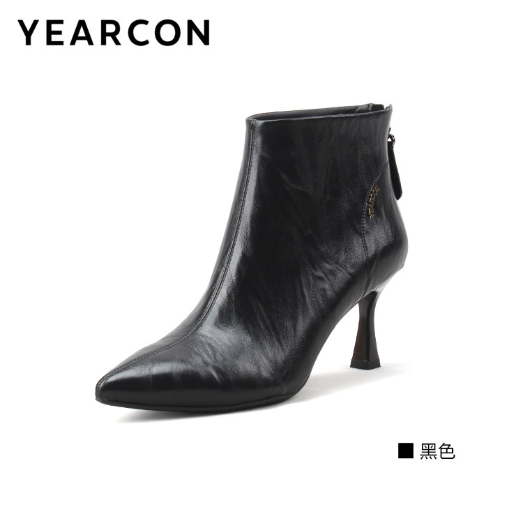 意尔康2025新款时尚百搭高跟鞋