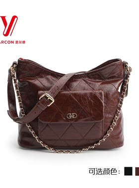 意尔康2025新款女包小香风链条菱格送礼物通勤单肩斜挎包51Y22611
