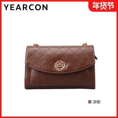 意尔康女包2025秋季新款时尚链条