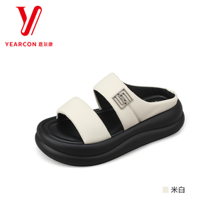 女夏季 外穿配裙子凉拖鞋 意尔康拖鞋 2025新款 5462DS27368U 女款 凉鞋