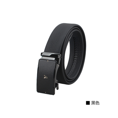 意尔康男士牛皮自动扣皮带