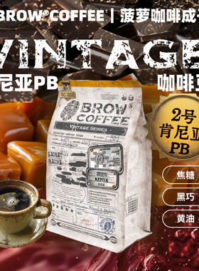 菠萝咖啡成子vintageNo2肯尼亚深烘阿拉比卡豆手冲意式美式250g