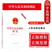 刑事法律法规条文制度单行本 中法图正版 新刑法立法解释工作参考书 人民法院出版 社 2024新中华人民共和国刑法 含刑法修正案十二