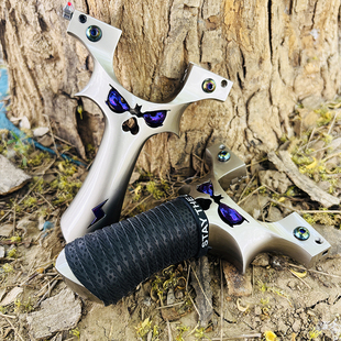 新款 大怪兽扁皮筋弹弓9025高精准高弹性加厚手感好