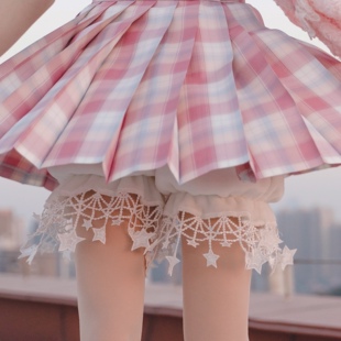 清仓星星点点JK春夏新款可爱南瓜裤Lolita安全打底裤