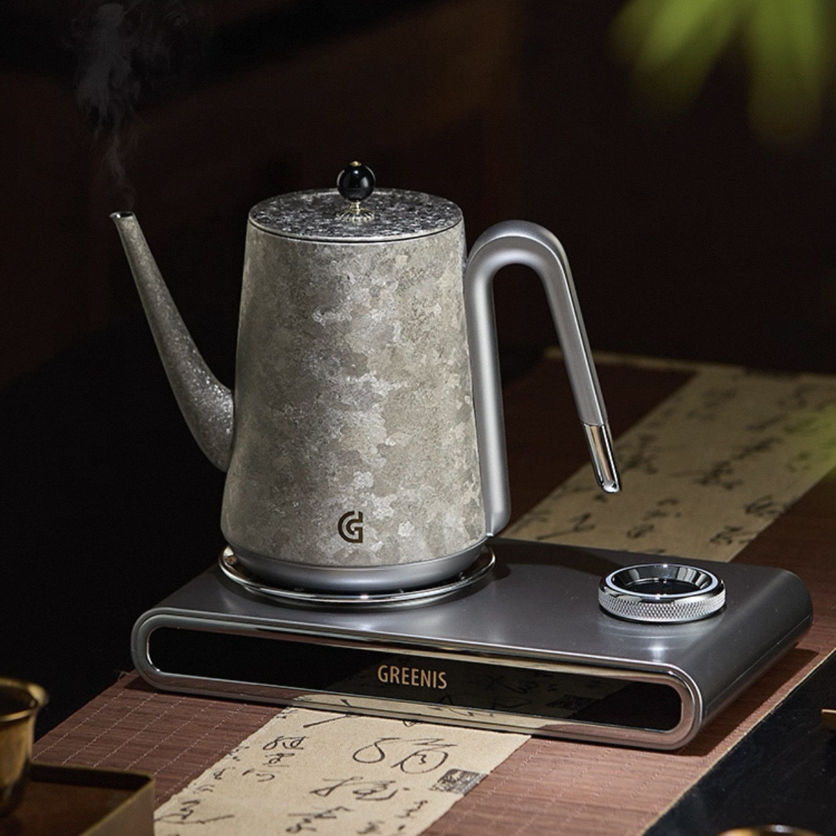 格丽思纯钛烧水壶电热水壶茶艺旋烧水壶