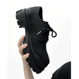 Высокая матовая обувь на платформе для кожаной обуви в английском стиле, изысканный стиль, из натуральной кожи