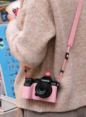 富士XT30三代保护套二代XM5XT50XS20相机包XE5底座皮配件X100Vi