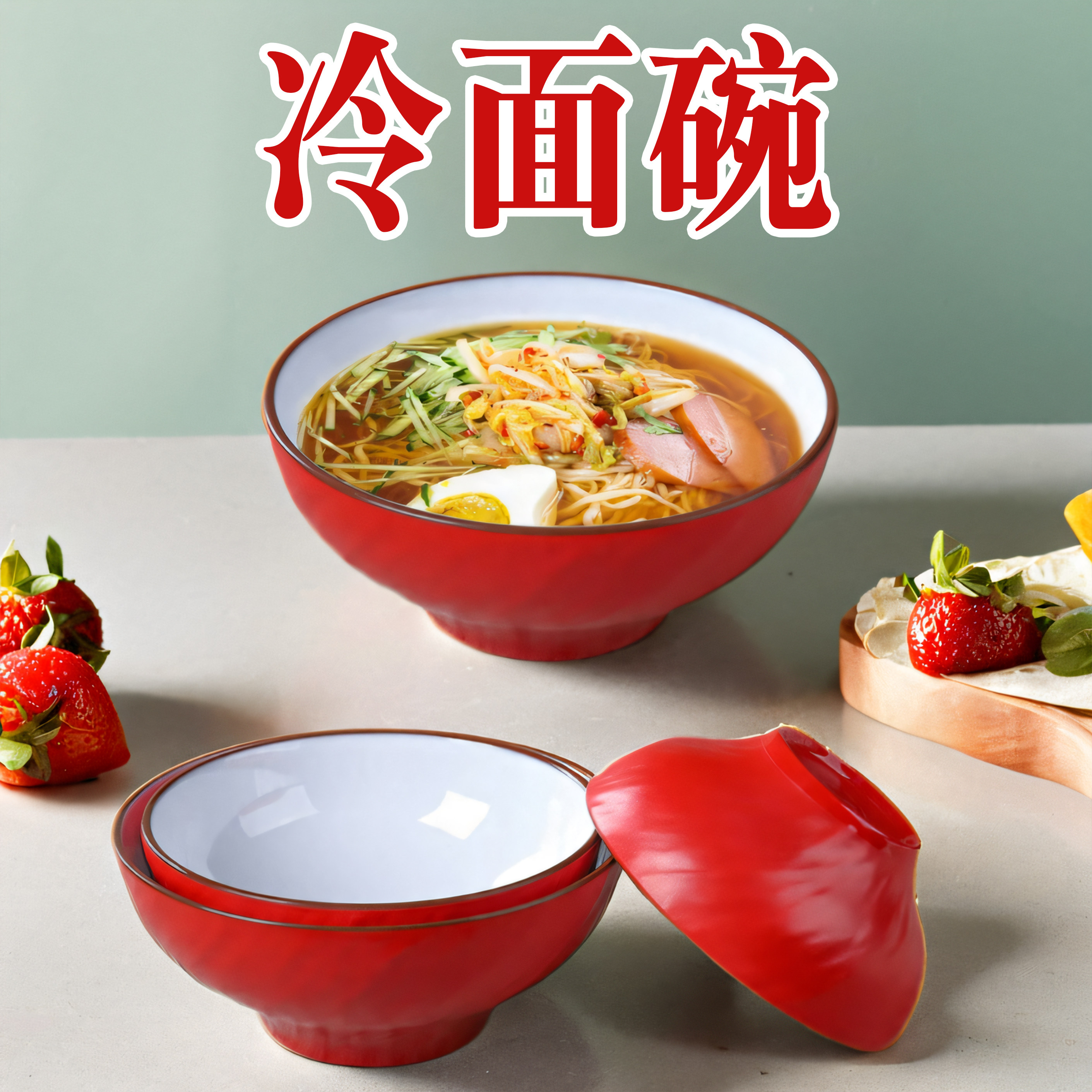 密胺中式大众耐摔密胺餐具汤面碗